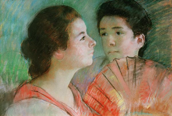 Cassatt / Two Sisters / Pastel drawing de Mary Cassatt