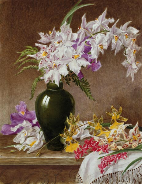 Orchids in a Vase de Mary Elizabeth Duffield