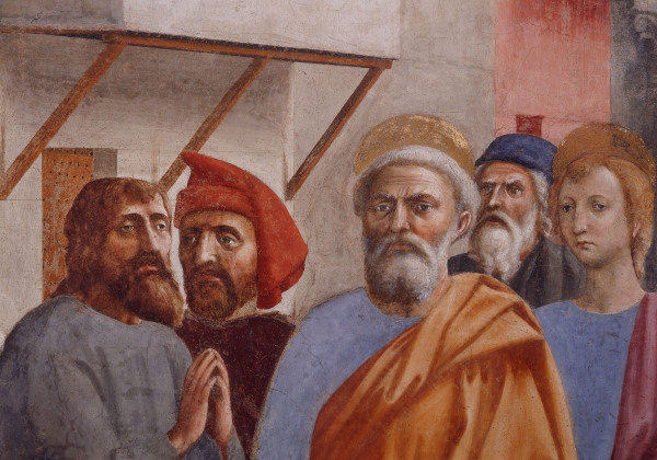 St.Peter Heals the Sick... de Masaccio
