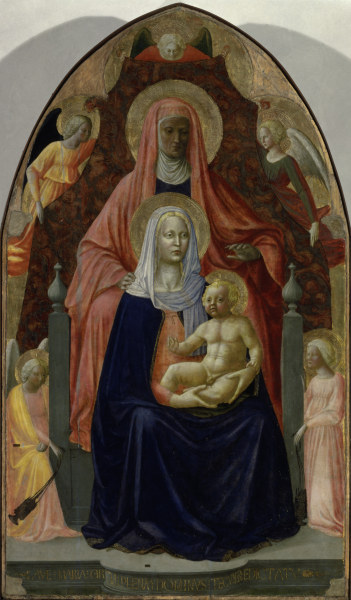 St.Anne, Mary & Child de Masaccio