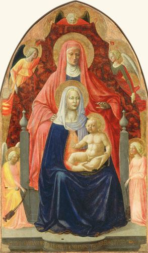 Reina Anna Selbdritt. de Masaccio und Masolino