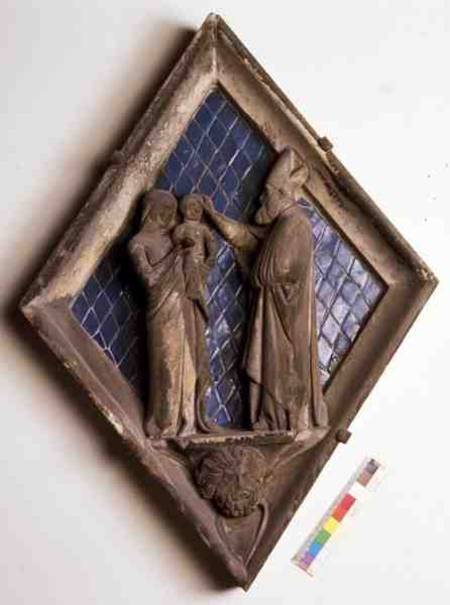 The Baptism, relief tile from the Campanile de Maso  di Banco