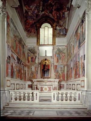 General View of the Chapel de Masolino and Filippino Lippi Masaccio