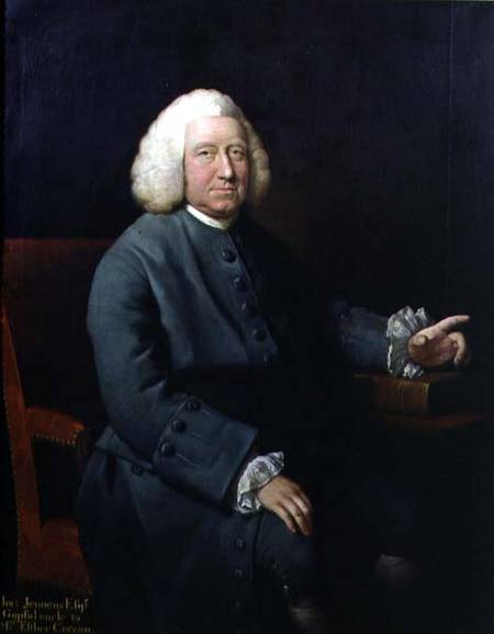 Portrait of Charles Jennens (1700-73), patron and friend of Handel de Mason Chamberlin