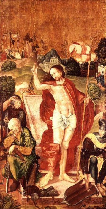 The Resurrection (tempera on panel) de Master M.S.