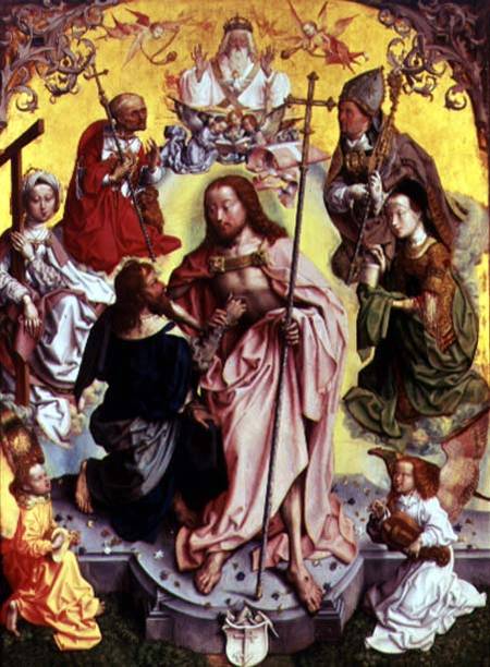 Central panel from the St. Thomas Altarpiece de Master of St. Bartholemew