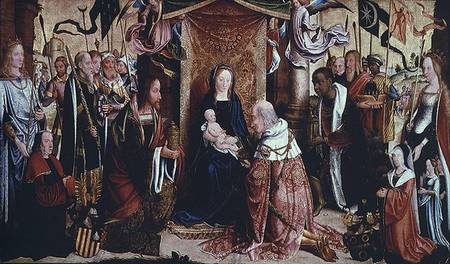 The Adoration of the Kings de Master of St. Severin