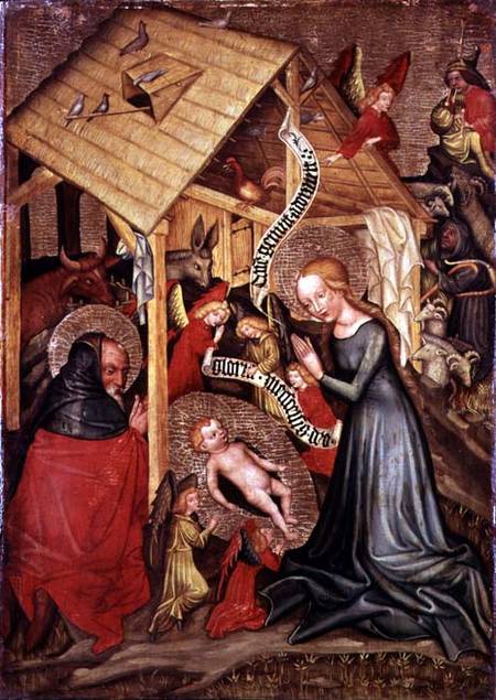 The Birth of Christ de Master of the Hohenfurt Calvary