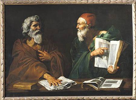The Philosophers de Master of the Judgment of Solomon