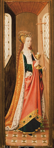 Allegorical Figure of the Christian Church de Master of the Legend of St. Ursula