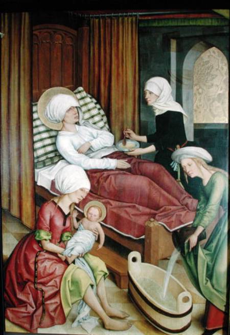 The Birth of the Virgin de Master of the Pfullendorf Altar