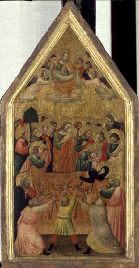 The Death of the Virgin de Master of the School of Rimini
