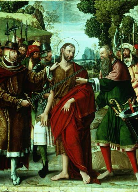 The Arrest of St. John the Baptist (panel) de Master of the St. Johns Retable