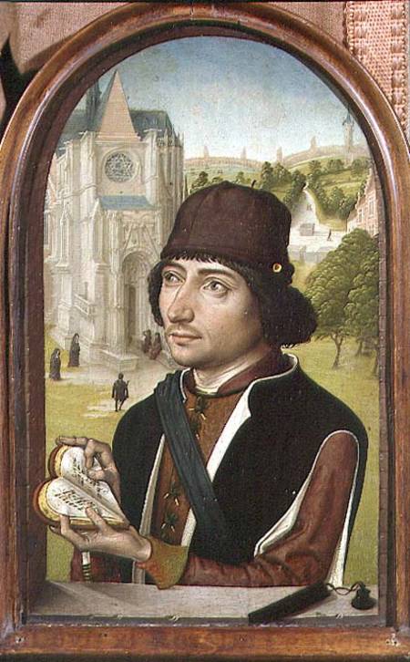 Portrait of a Young Man de Master of the View of St. Gudule