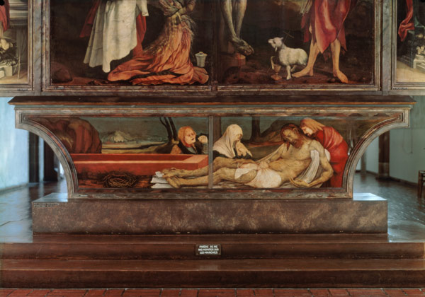 Isenheim Altar, Predella de Mathias (Mathis Gothart) Grünewald