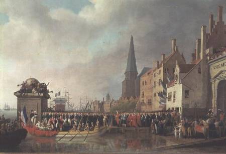 Entry of Bonaparte, as First Consul, into Antwerp on 18th July 1803 de Mathieu Ignace van Bree