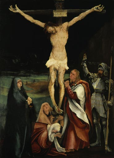 Die Kreuzigung Christi de Mathis Gothart Gruenewald