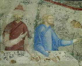 The Feast of Herod, detail from the chapel of St. Jean