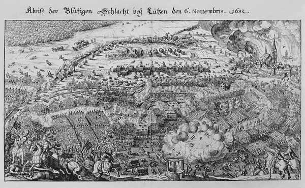 Abriss der Blutigen Schlacht bey Luetzen (...) de Matthäus Merian el Viejo