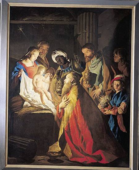 The Adoration of the Magi de Matthias Stomer