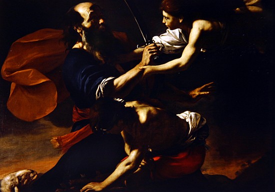 The Sacrifice of Isaac de Mattia (Il Calabrese) Preti