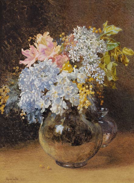 Spring Flowers in a Vase de Maud Naftel