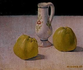 Quiet life with can and apples de Maurice Denis