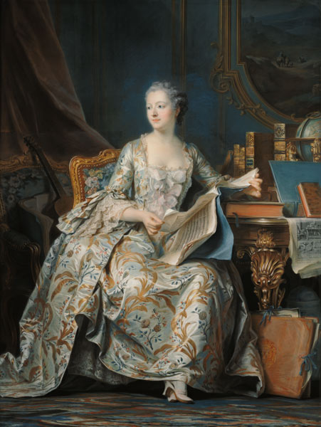 Madame Pompadour de Maurice Quentin de La Tour
