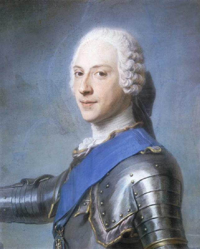 Portrait von Prinz Charles Edward Stuart. de Maurice Quentin de La Tour