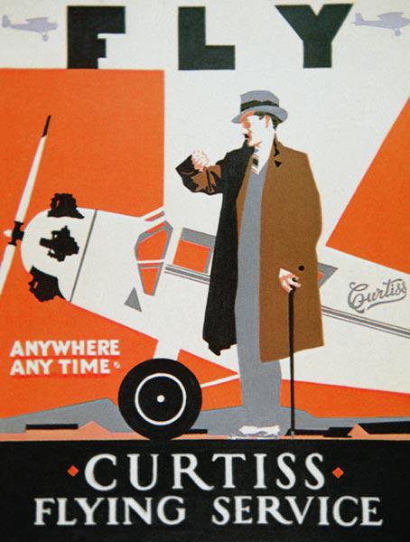 American aviation poster