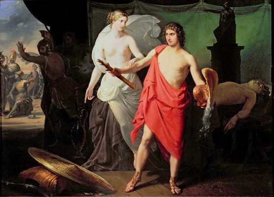 Achilles and Thetis (oil on canvas) de Mauro Conconi