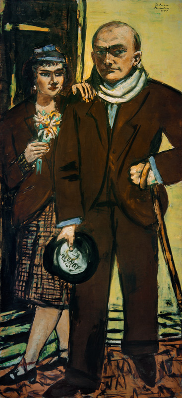 Double Portrait, Max Beckmann and Quappi de Max Beckmann