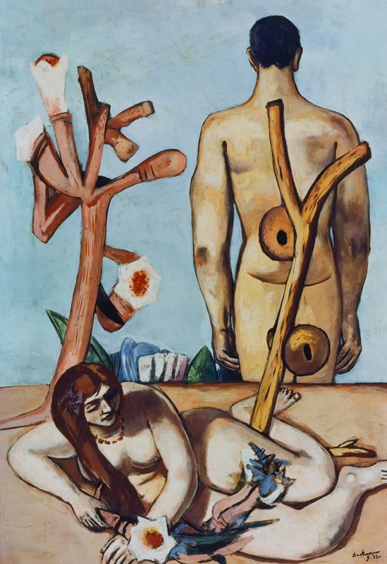 Man and Woman. 1932 (Adam and Eve) de Max Beckmann