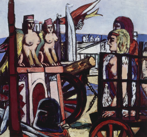Removal of the sphinxes. 1945 de Max Beckmann