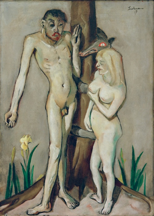 Adam and Eve de Max Beckmann