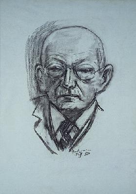 Portrait of Georg Swarzenski. 1950