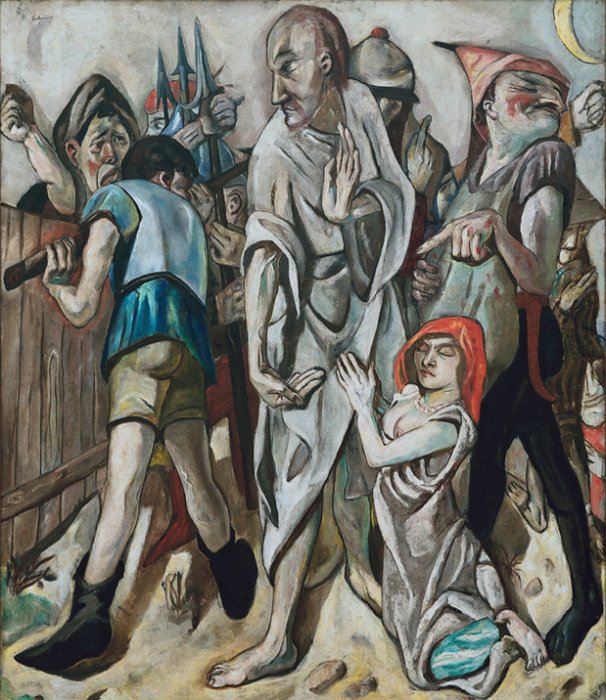 Christ and the Adulterous Woman de Max Beckmann