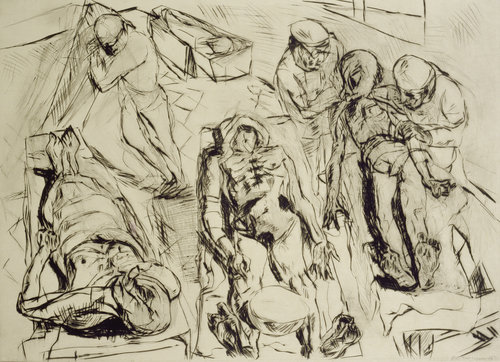The Morgue. de Max Beckmann