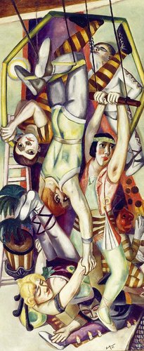 Das Trapez. 1923. de Max Beckmann