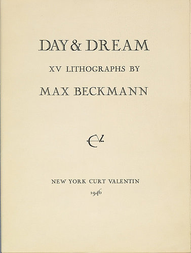 Day and Dream, Front Page.(Folder for Inv. Nr. SG 3160-SG 3174). de Max Beckmann