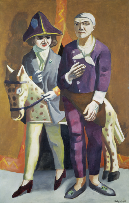 Doppelbildnis Karneval. 1925. de Max Beckmann