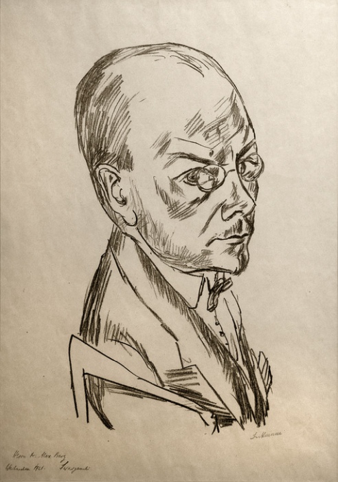 Portrait of Georg Swarzenski de Max Beckmann