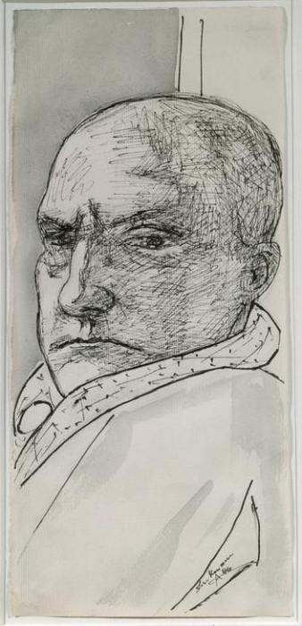 Self-portrait de Max Beckmann