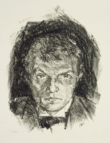 Selfportrait. 1911 de Max Beckmann