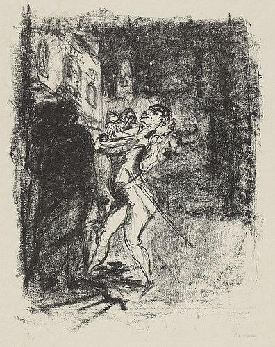 Serenade of Mephistopheles. 1911. de Max Beckmann