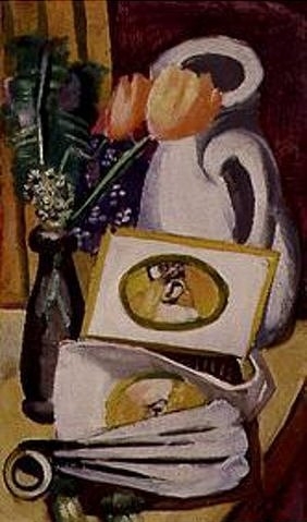 Stilleben mit Zigarrenkiste. 1926. de Max Beckmann
