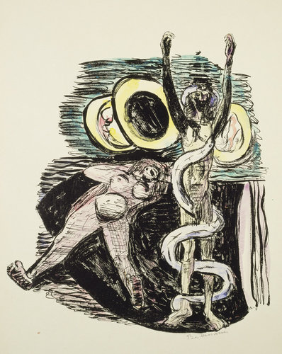 The Fall of Man from Day and Dream. 1946 de Max Beckmann
