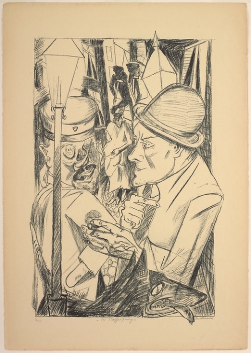 The Way Home, plate two from Die Hölle de Max Beckmann