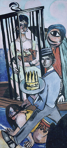 Triptych: The Temptation (of St. Anthony). Right panel. 1936/37 de Max Beckmann