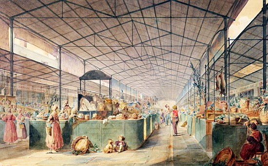 Interior of Les Halles de Max Berthelin